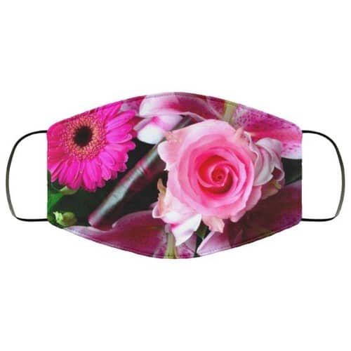 Roses And Lilies Washable No4252 Face Mask