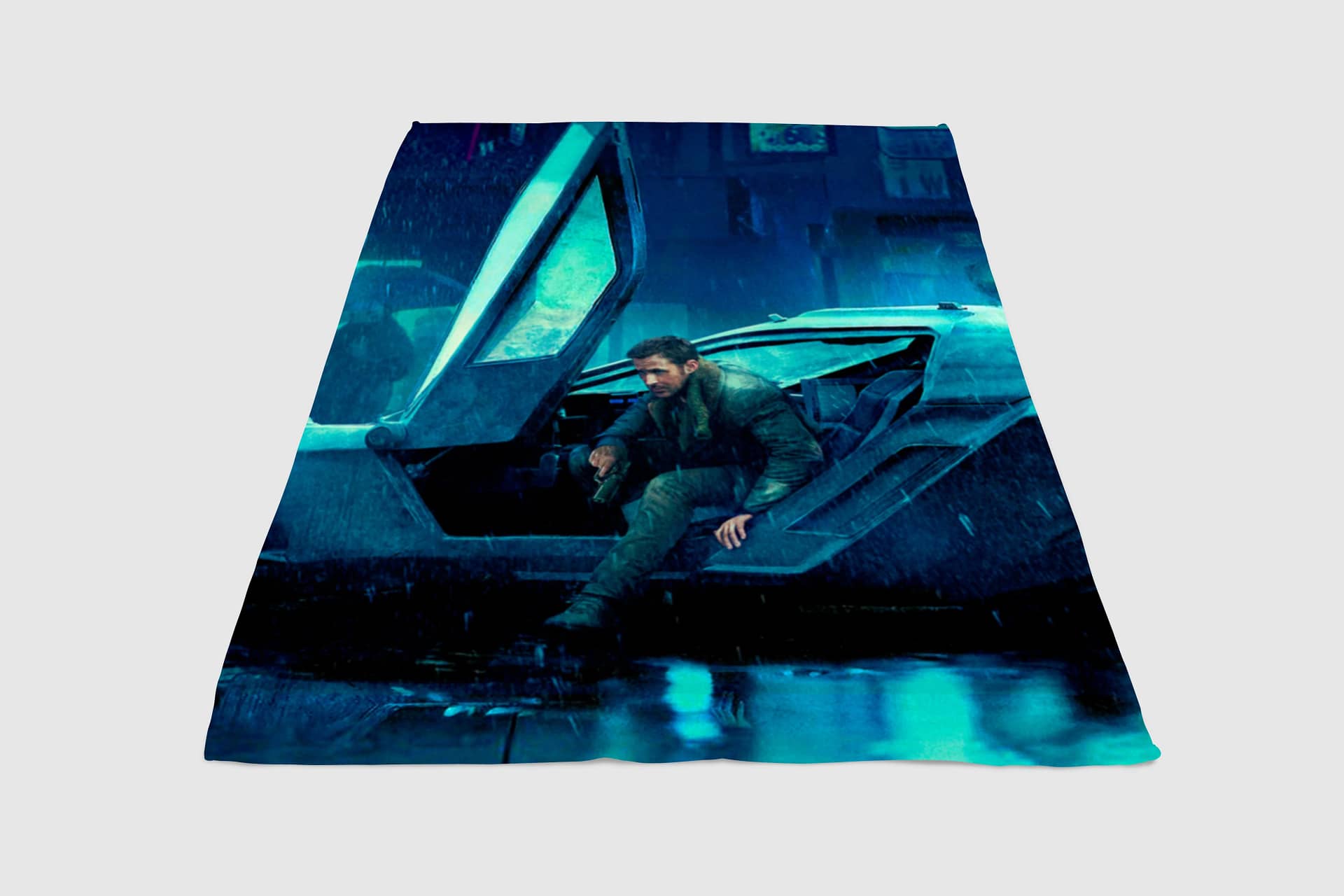 Ryan Gosling With Car Blade Runner 2049 Fleece Blanket