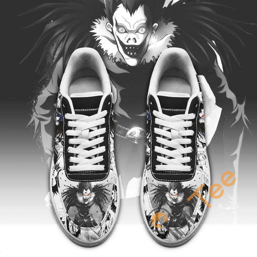 Ryuk Death Note Anime Fan Gift Idea Amazon Nike Air Force Shoes