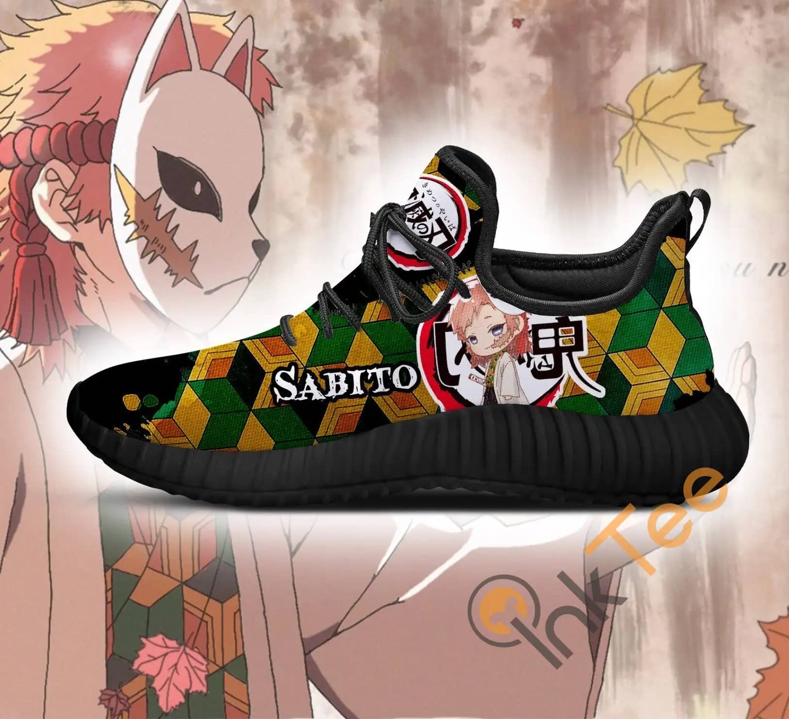 Inktee Store - Sabito Demon Slayer Anime Amazon Reze Shoes Image