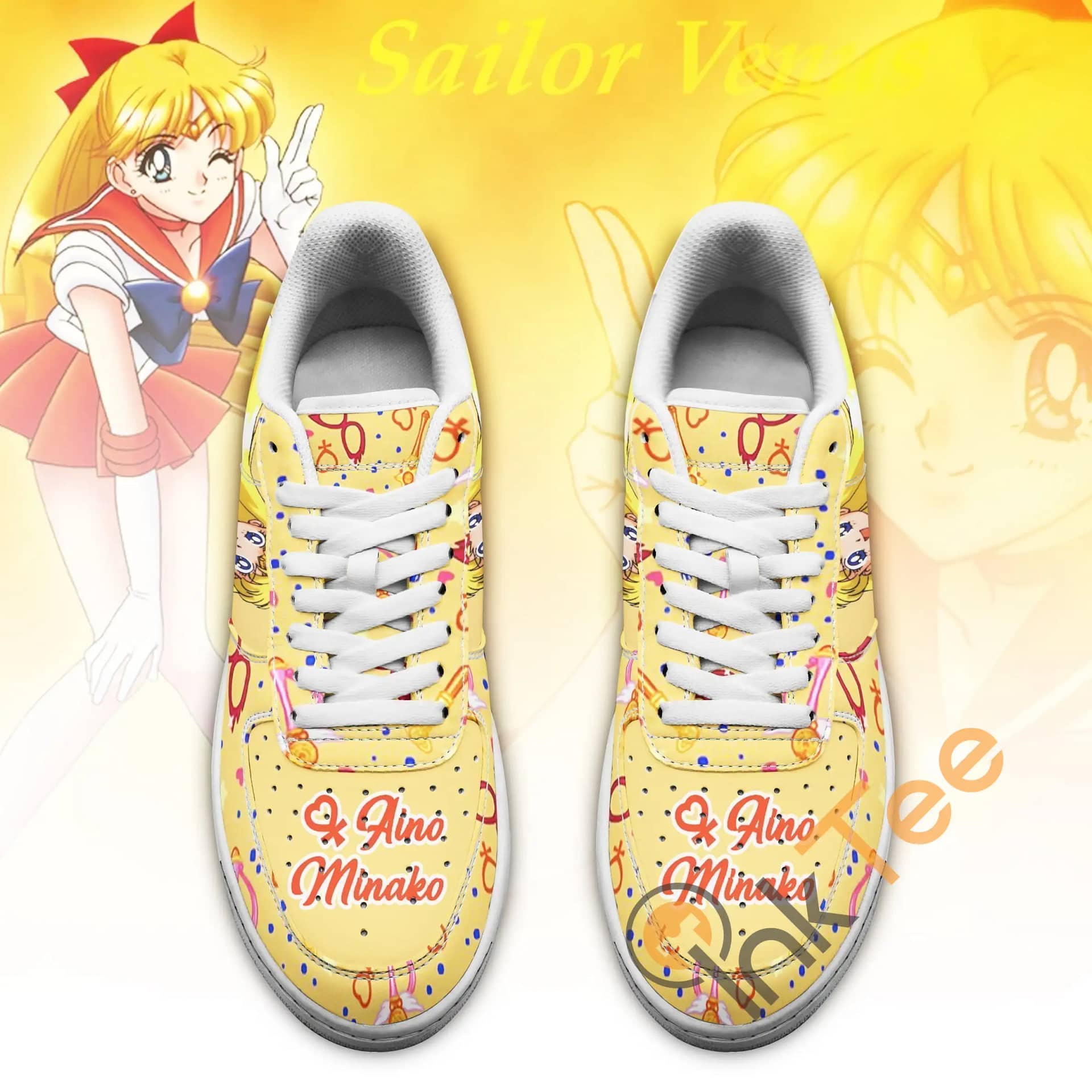 Sailor Venus Sailor Moon Anime Fan Gift Amazon Nike Air Force Shoes