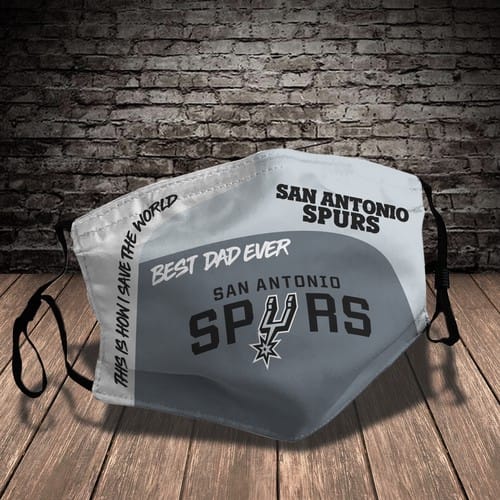 San Antonio Spurs Sport Reusable Washable No4272 Face Mask