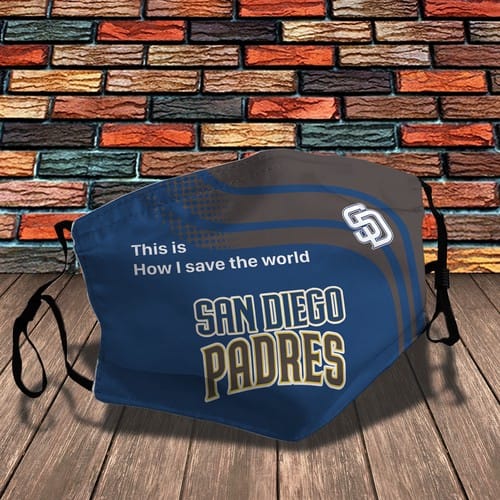 San Diego Padres Sport Reusable Washable No4279 Face Mask