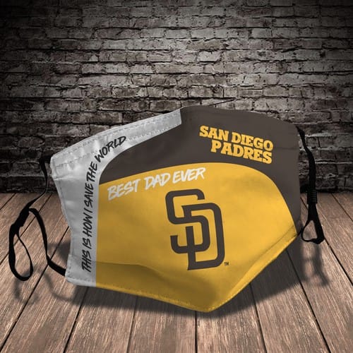 San Diego Padres Sport Reusable Washable No4280 Face Mask