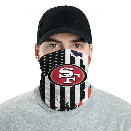 San Francisco 49ers 9 Bandana Scarf Sports Neck Gaiter No4291 Face Mask
