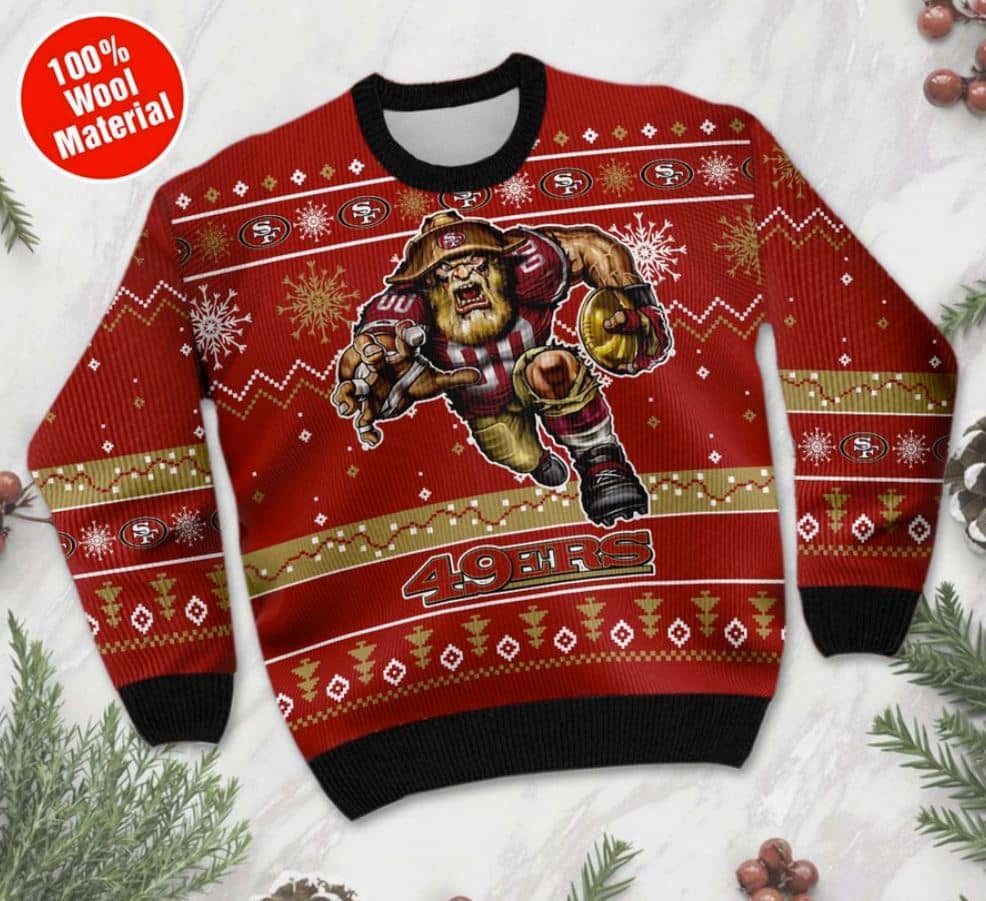 Inktee Store - San Francisco 49Ers Ugly Christmas Sweater Image