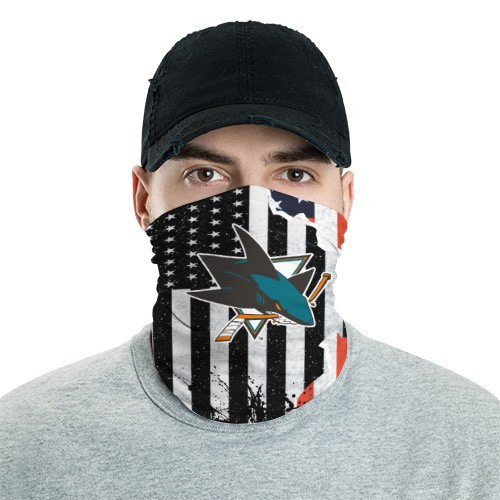 San Jose Sharks 9 Bandana Scarf Sports Neck Gaiter No4324 Face Mask