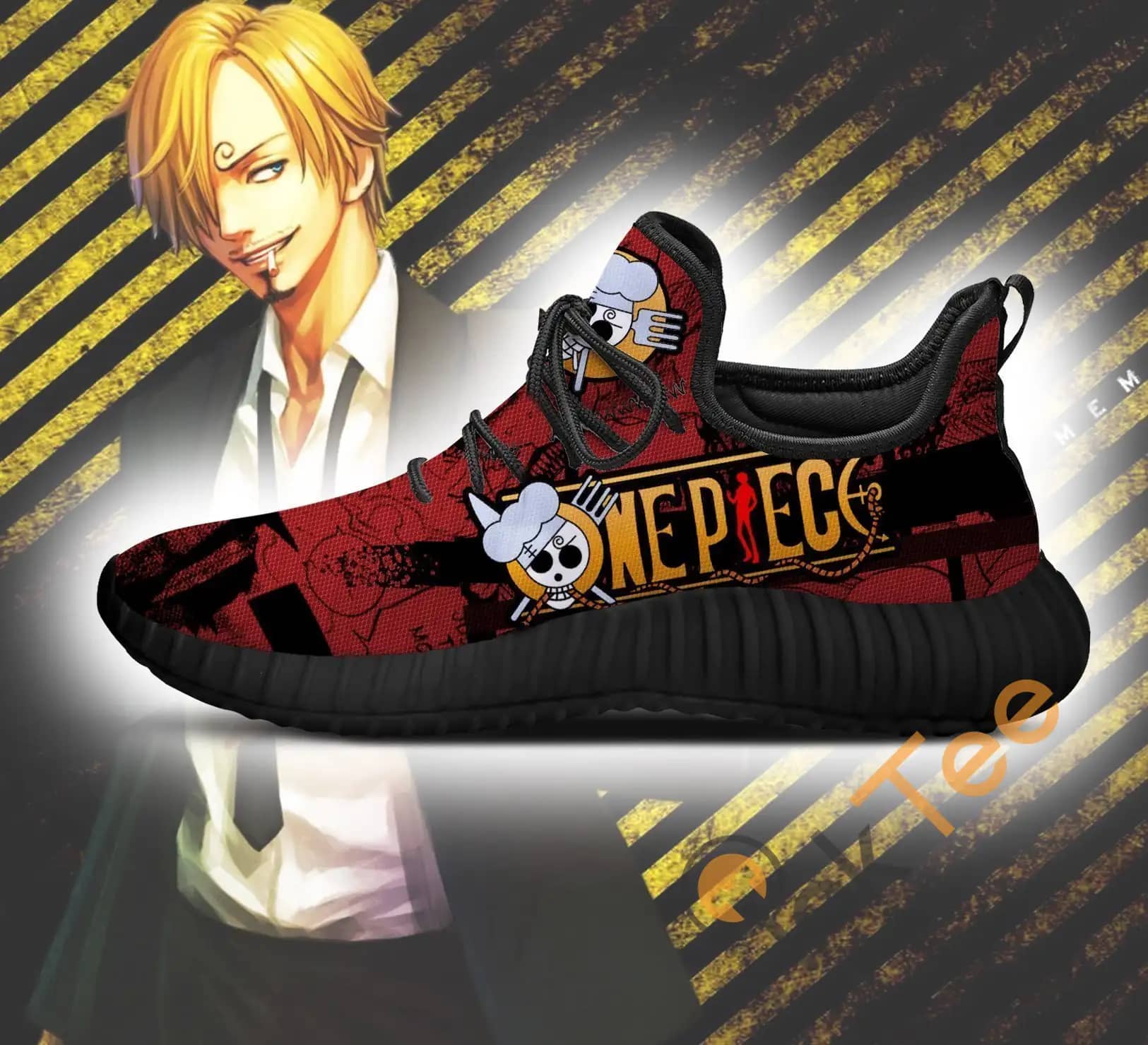 Inktee Store - Sanji One Piece Anime Amazon Reze Shoes Image