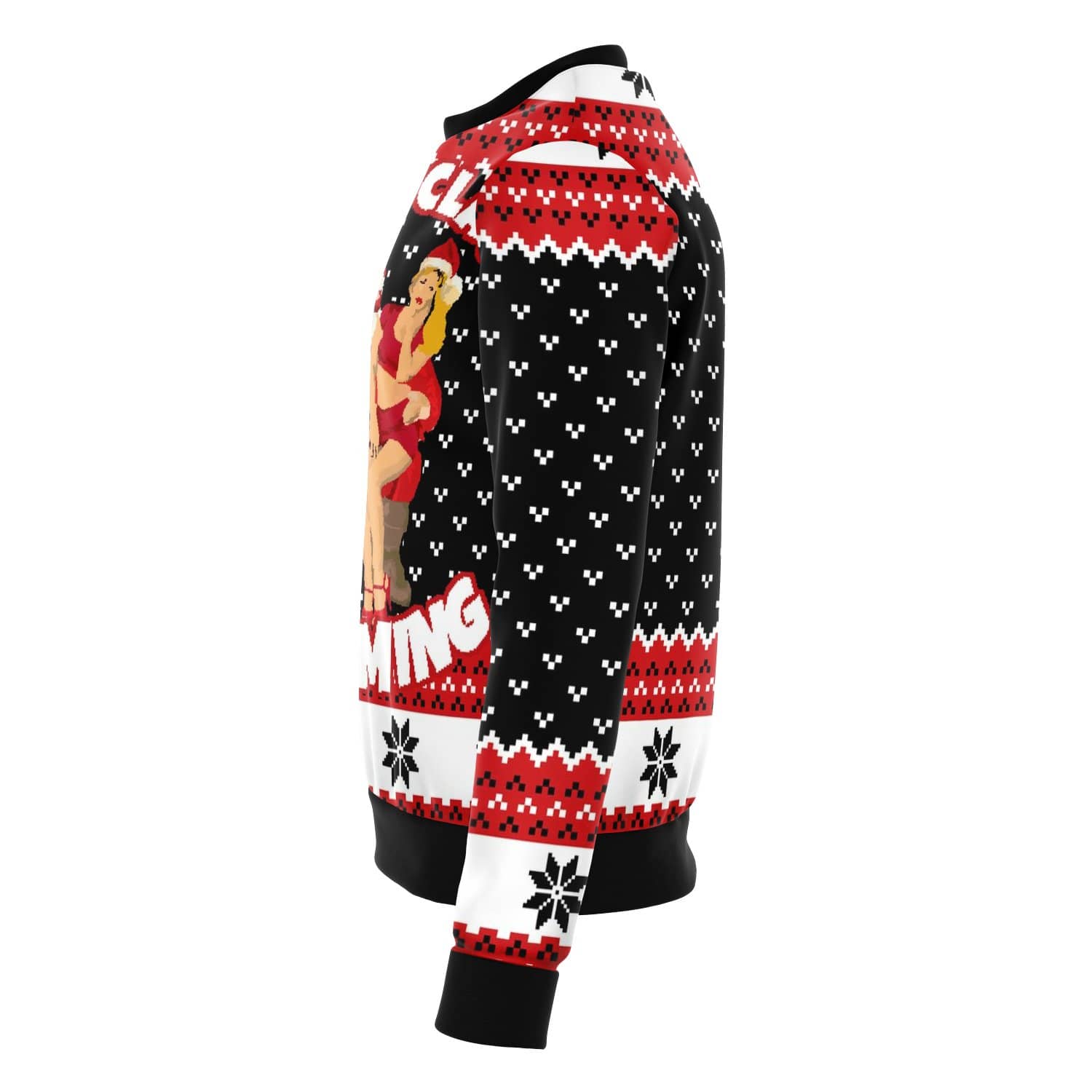 Inktee Store - Santa Is Coming Ugly Christmas Sweater Image