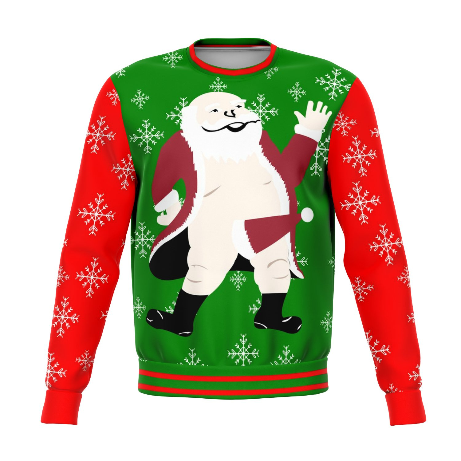 Santa Offensive Ugly Sweater