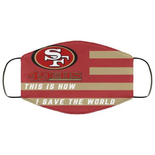 Save The World San Francisco 49ers Washable No4330 Face Mask