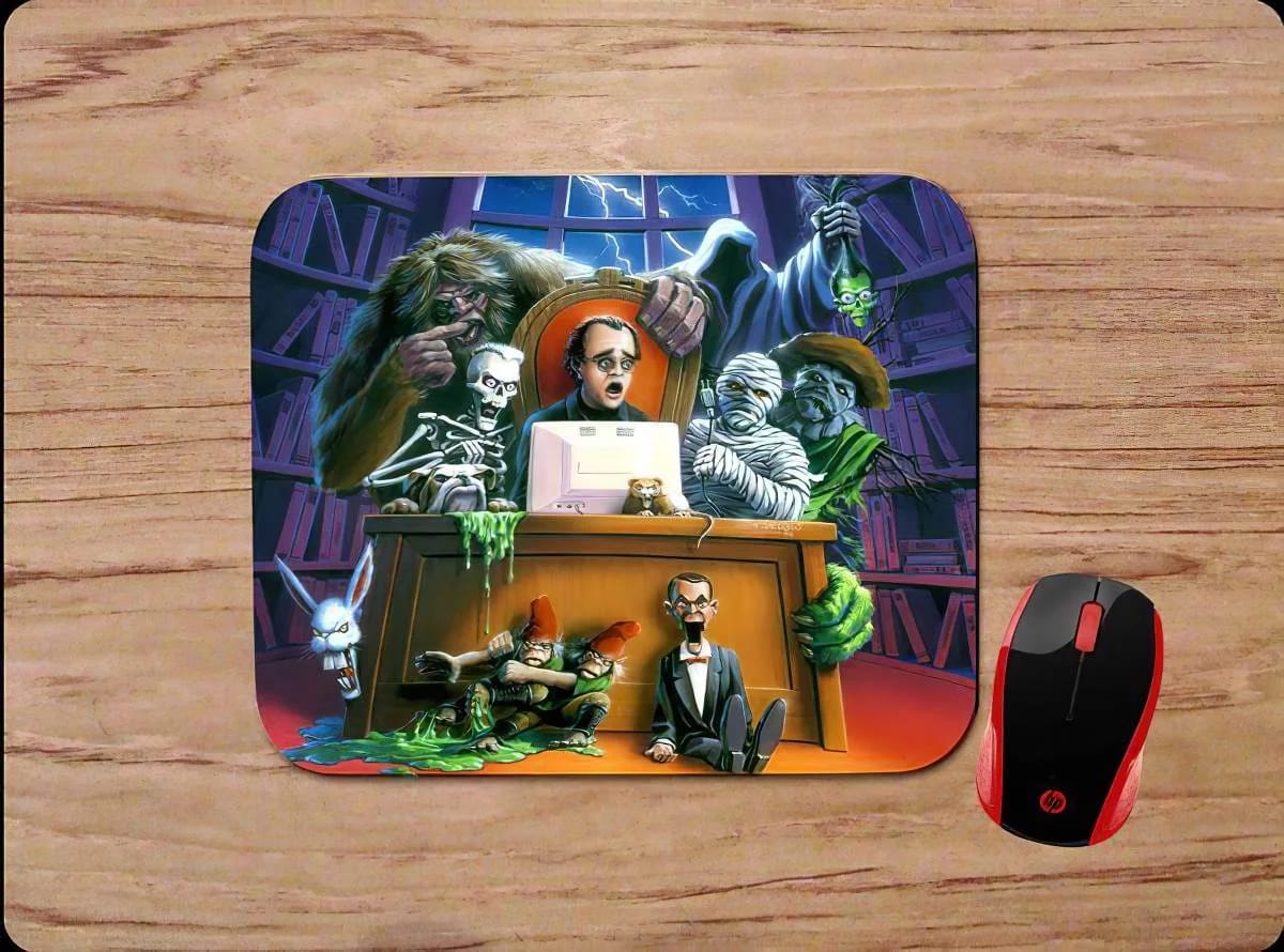 Scary Goosebumps Theme Inspired Spooky Monsters Mouse Pads