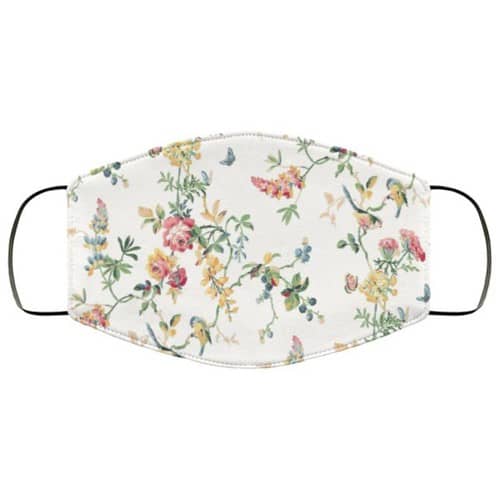 Schumacher Chickadee Floral Washable No4333 Face Mask