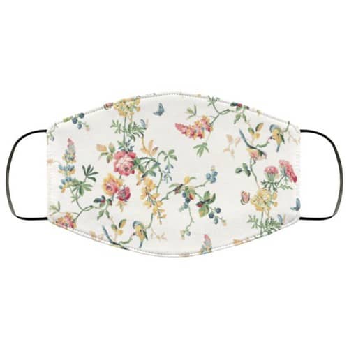 Schumacher Chickadee Floral Washable No4334 Face Mask
