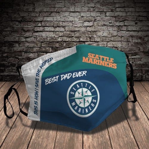 Seattle Mariners Sport Reusable Washable No4352 Face Mask