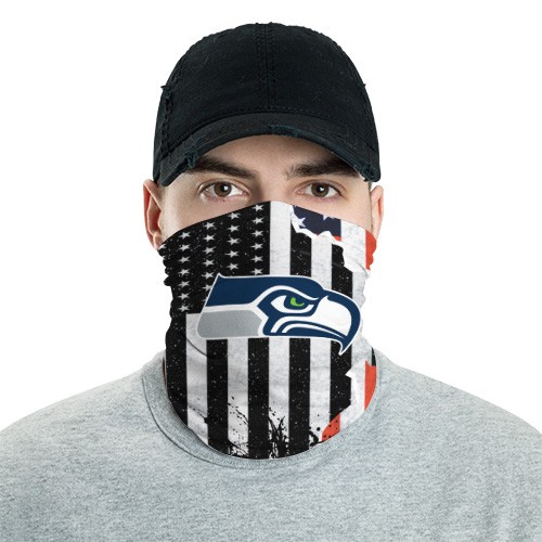 Seattle Seahawks 9 Bandana Scarf Sports Neck Gaiter No4356 Face Mask