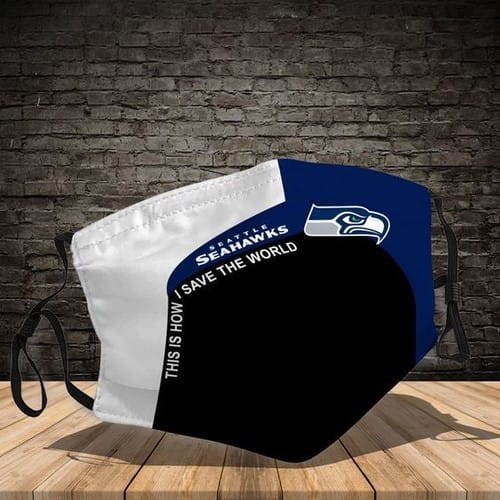 Seattle Seahawks This How I Save The World No4367 Face Mask