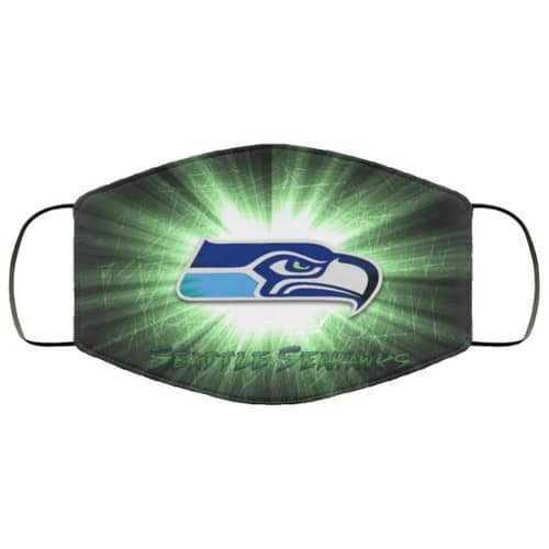Seattle Seahawks Washable Adults No4358 Face Mask