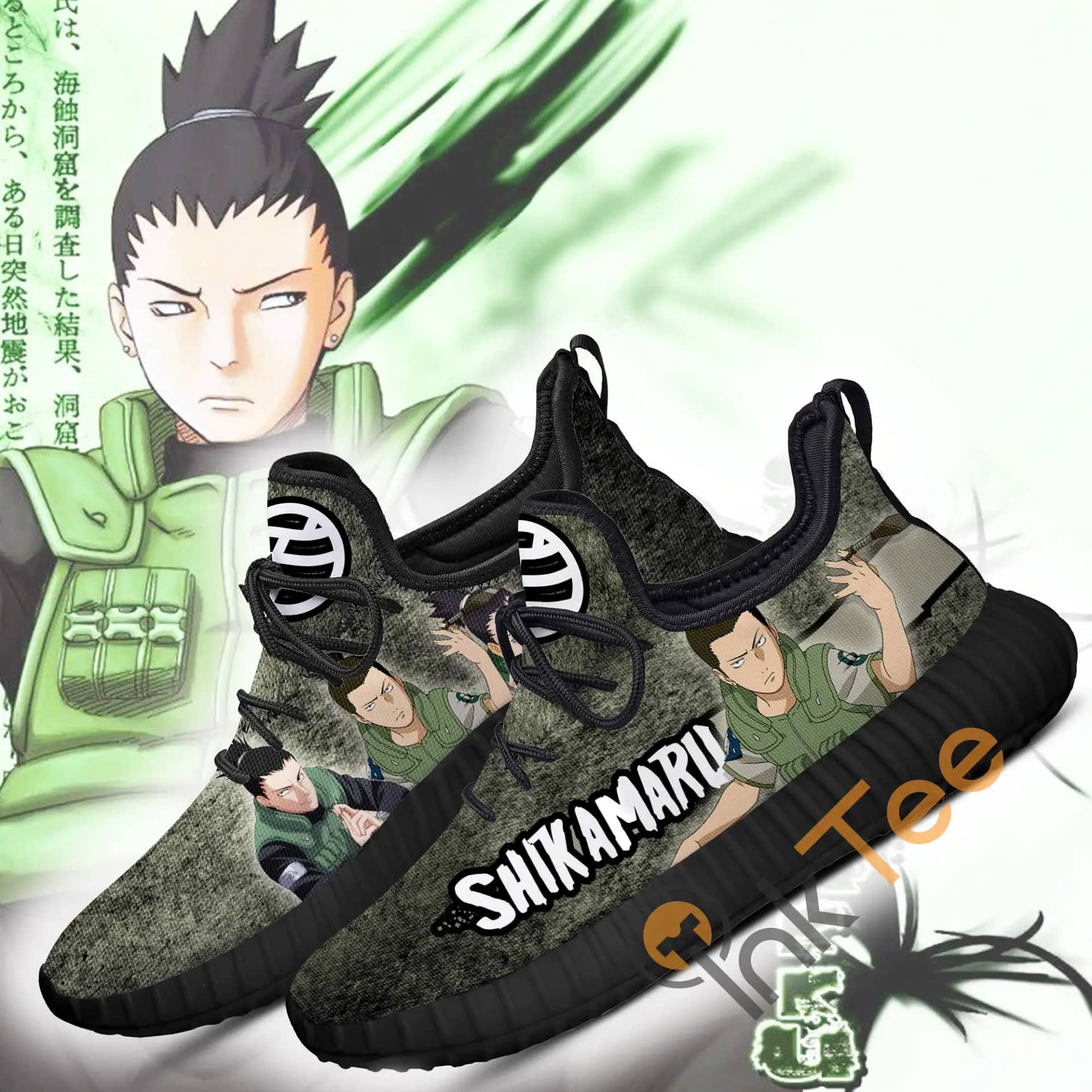 Inktee Store - Shikamaru Naruto Anime Amazon Reze Shoes Image