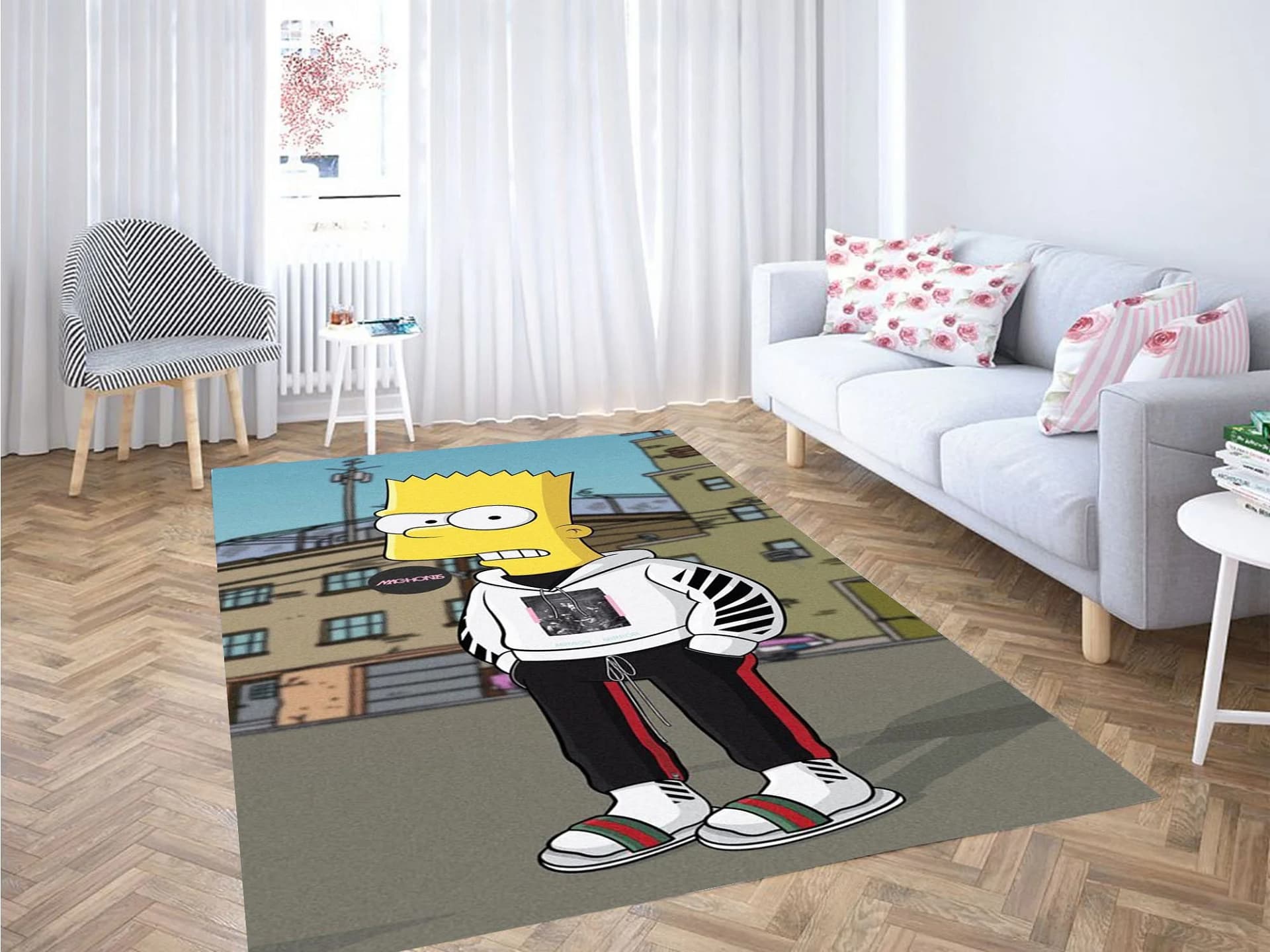 Simpson Background Carpet Rug
