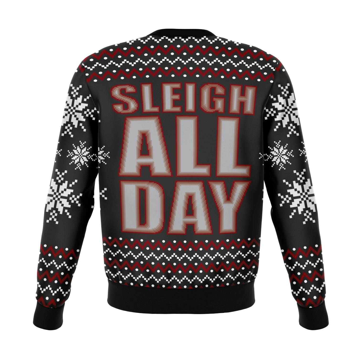 Inktee Store - Sleigh All Day Funny Ugly Christmas Sweater Image