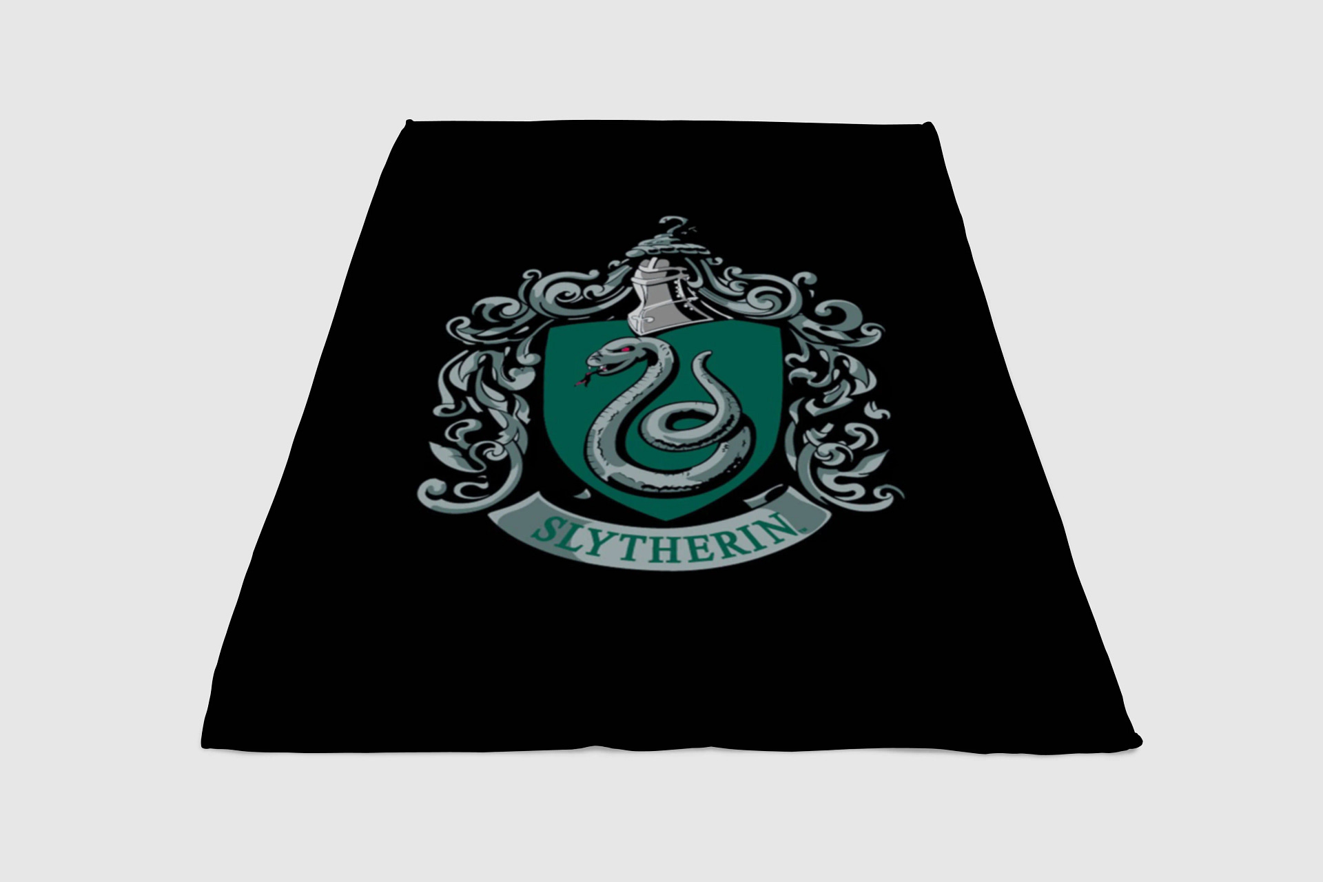 Slytherin Logo Harry Potter Fleece Blanket