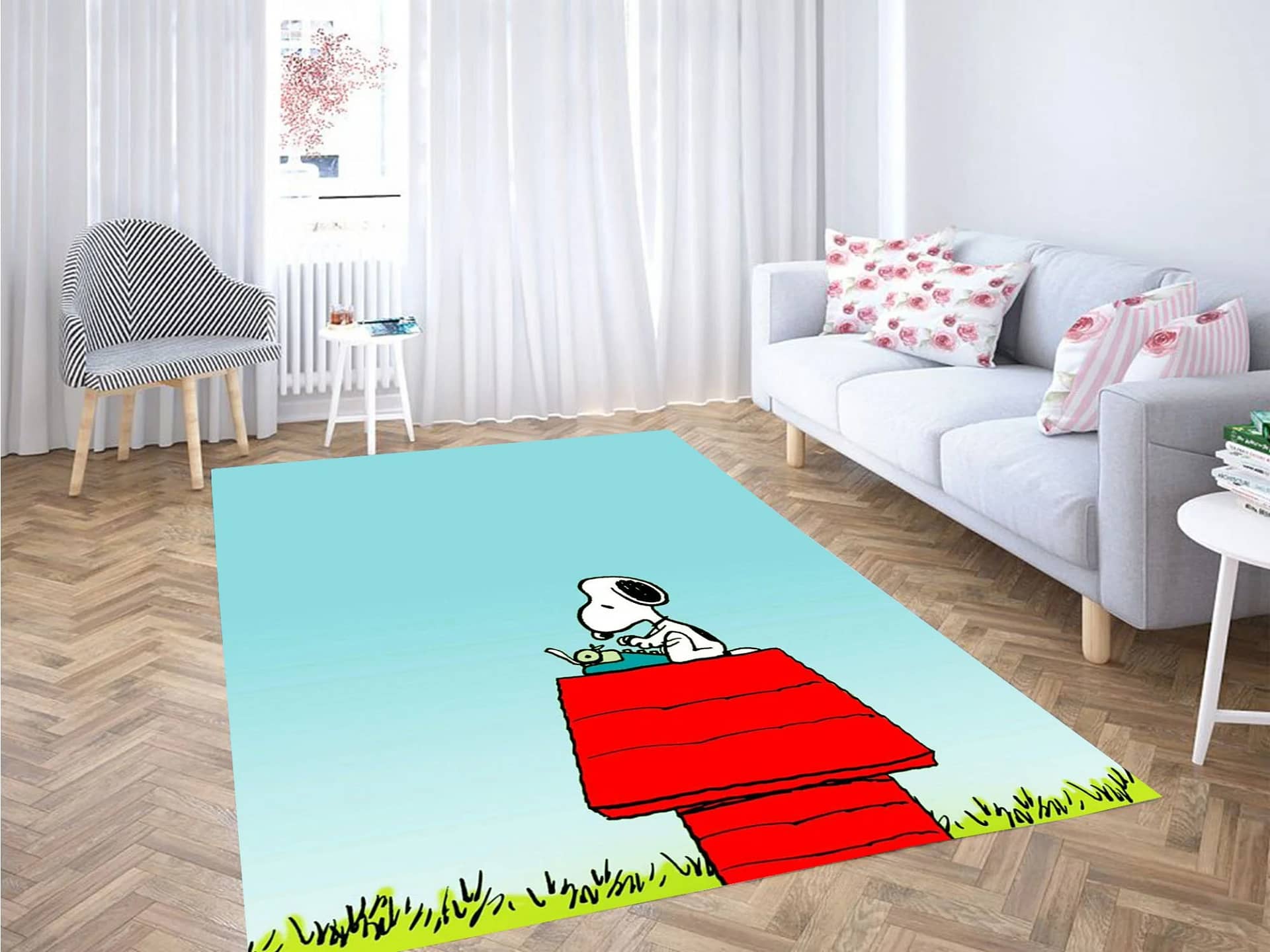 Snoopy Cartoon Network Carpet Rug