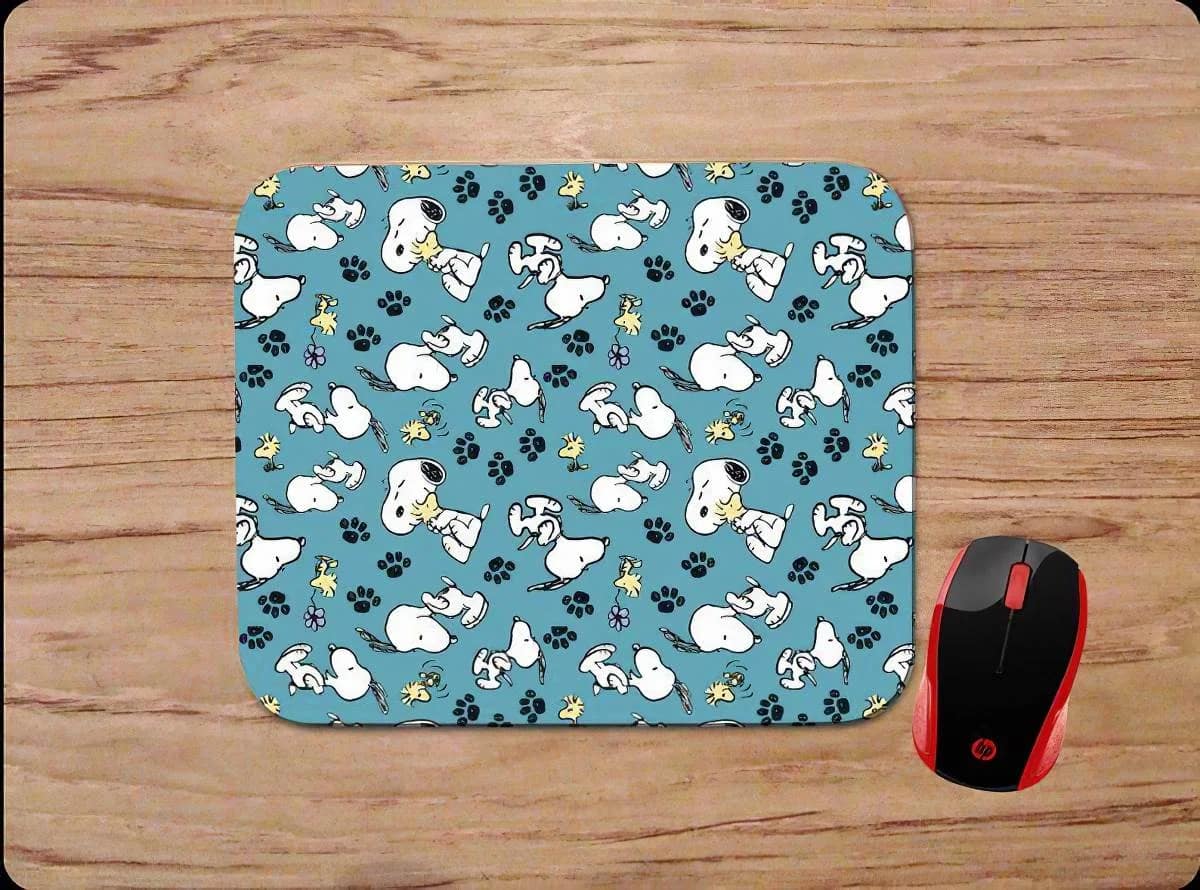 Snoopy &Amp; Woodstock Inspired Theme Supplies Friend Mouse Pads
