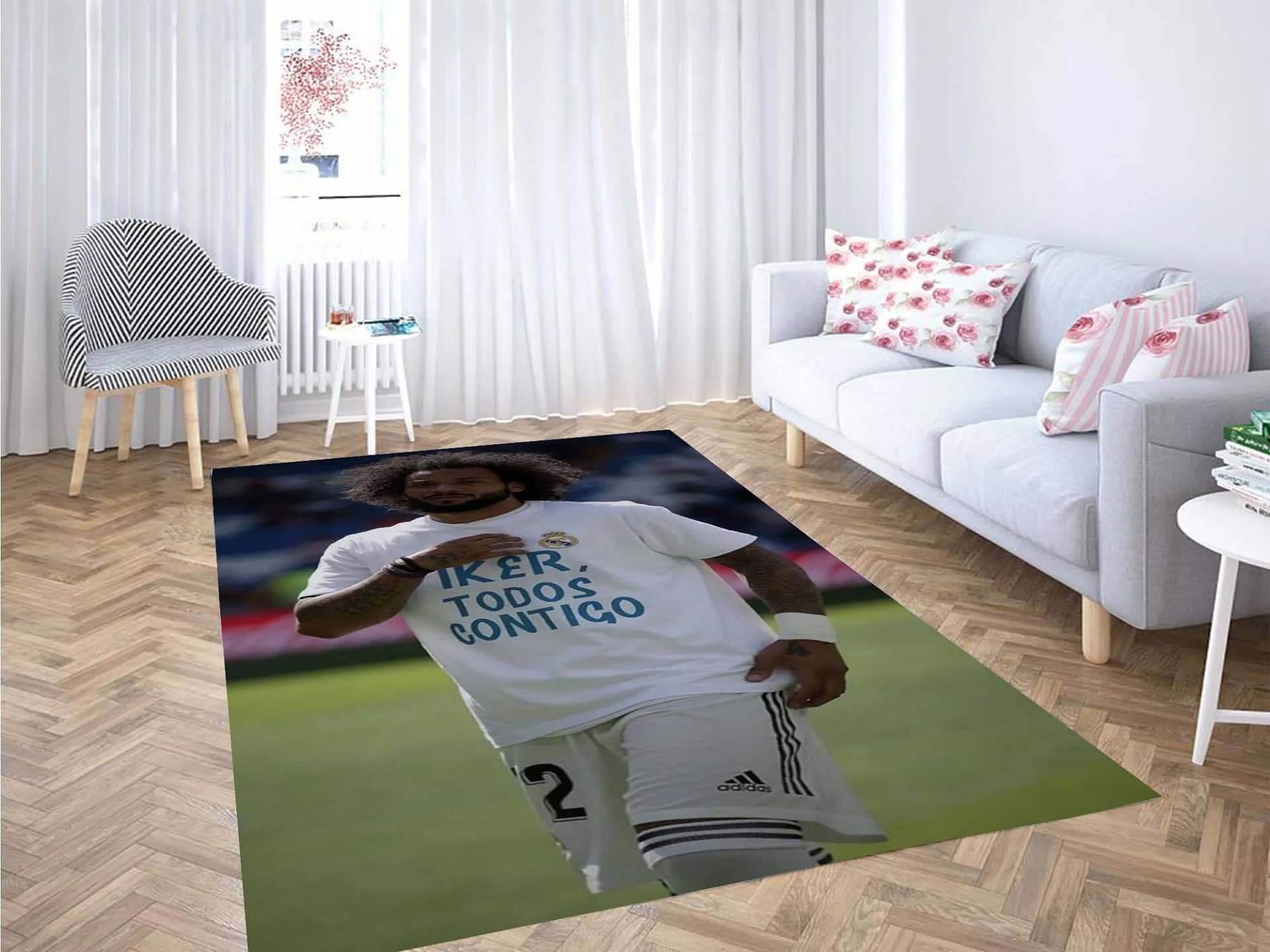 Soccer Player Wallpaper Carpet Rug