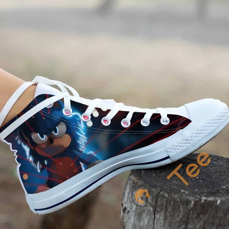 Sonic Hedgehog Custom Movie No 301 High Top Shoes