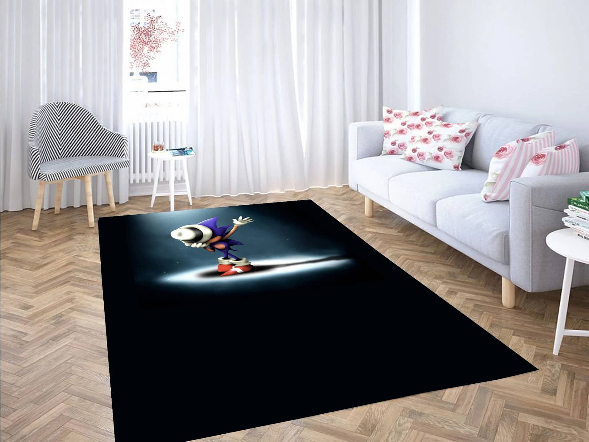 Sonic Target Light Carpet Rug