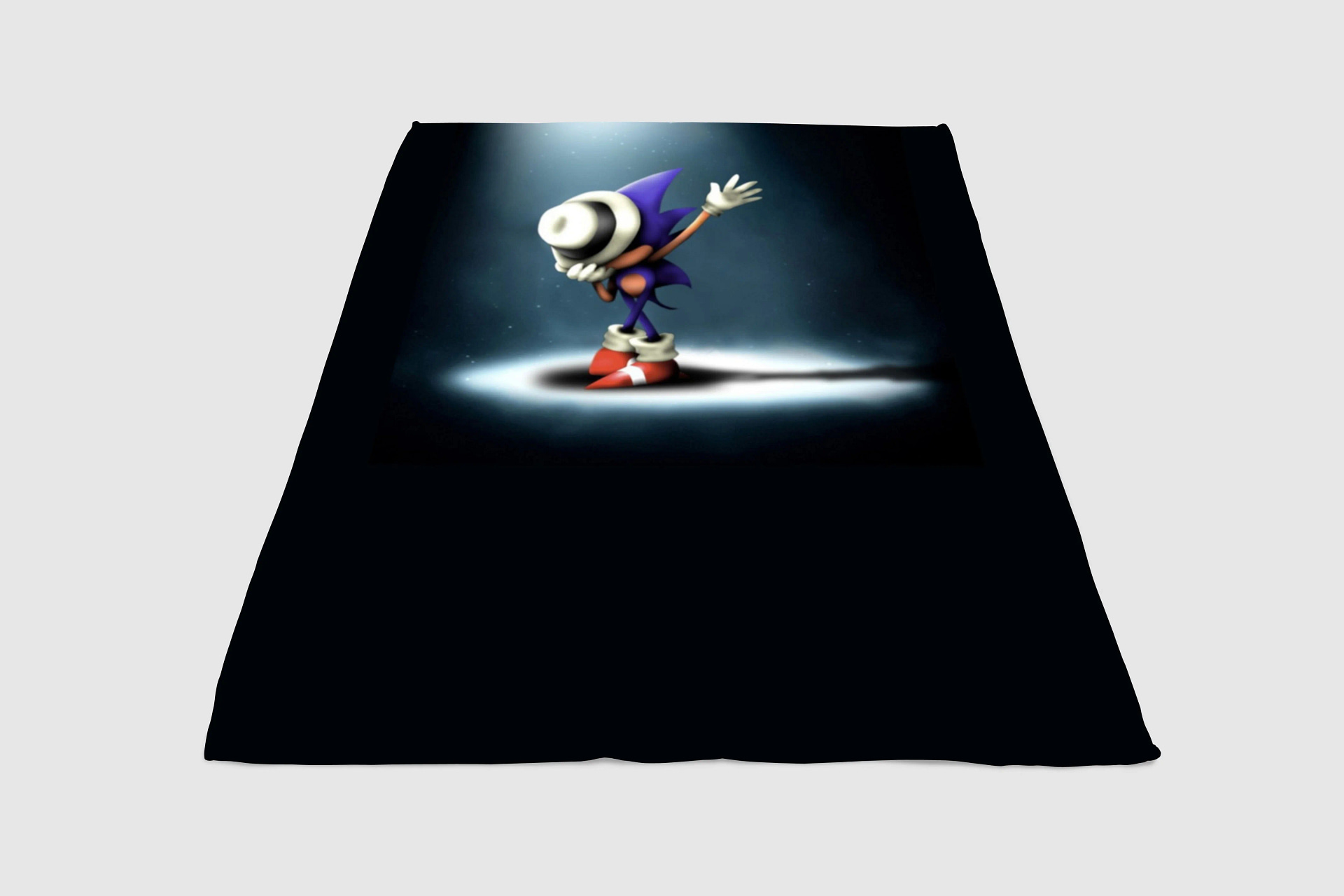 Sonic Target Light Fleece Blanket