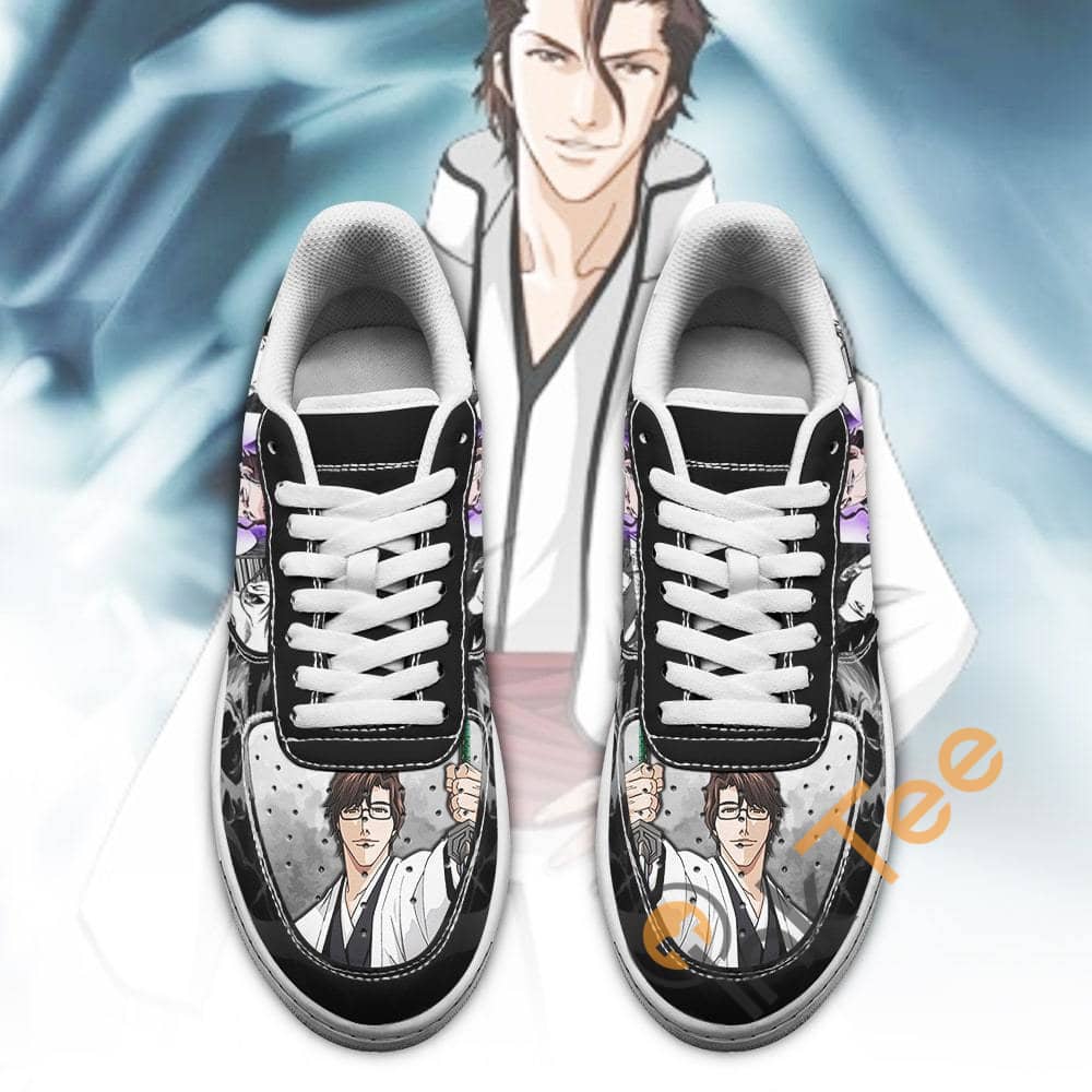 Sosuke Aizen Bleach Anime Fan Gift Idea Amazon Nike Air Force Shoes