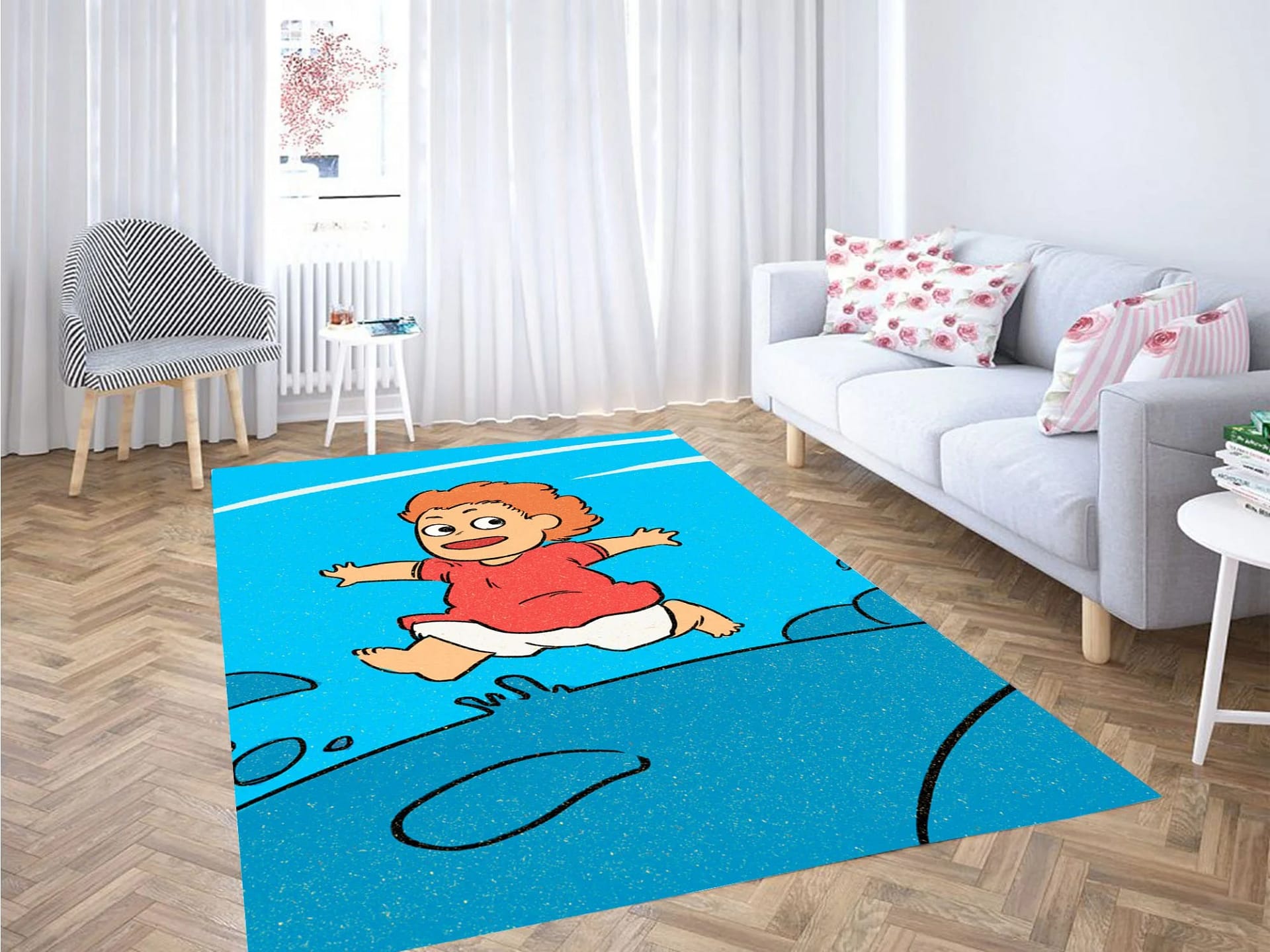 Sousuke Ponyo Carpet Rug