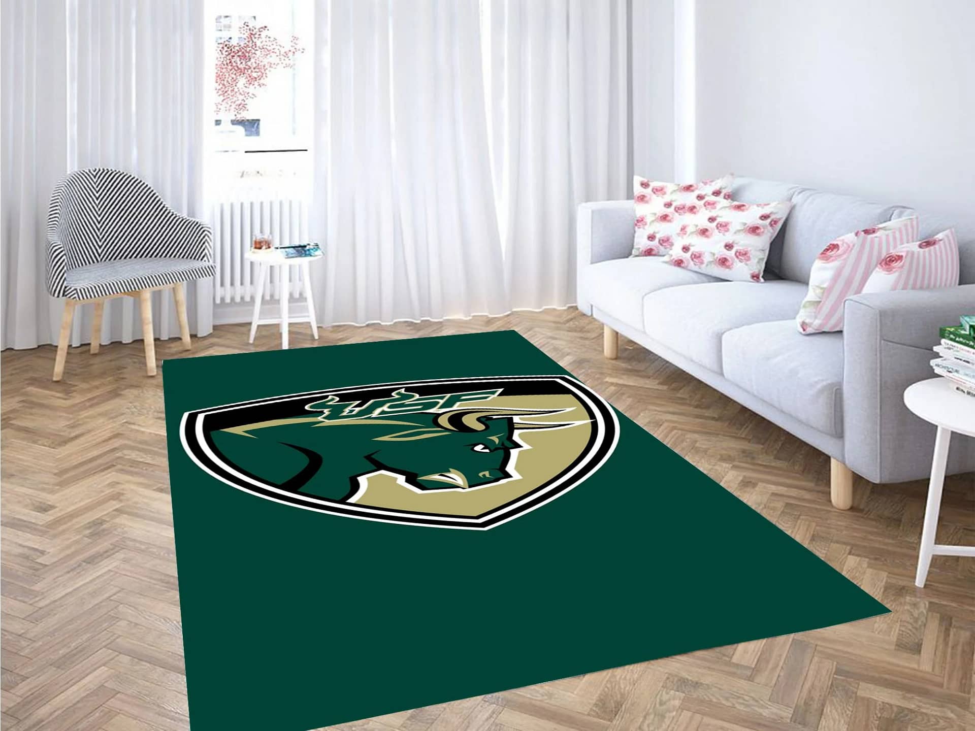 South Florida Bulls Baseball Carpet Rug