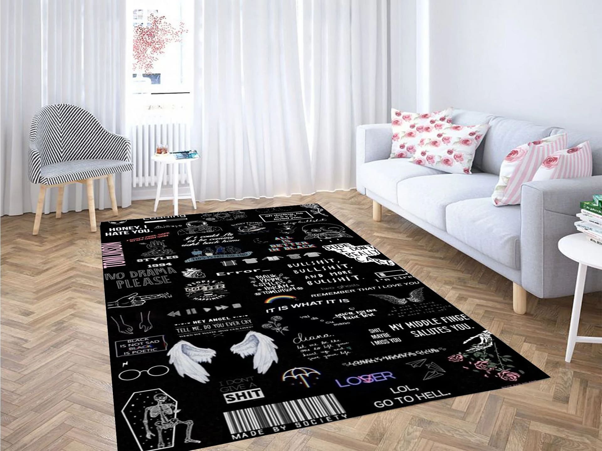 Spirit Umbrella Background Carpet Rug
