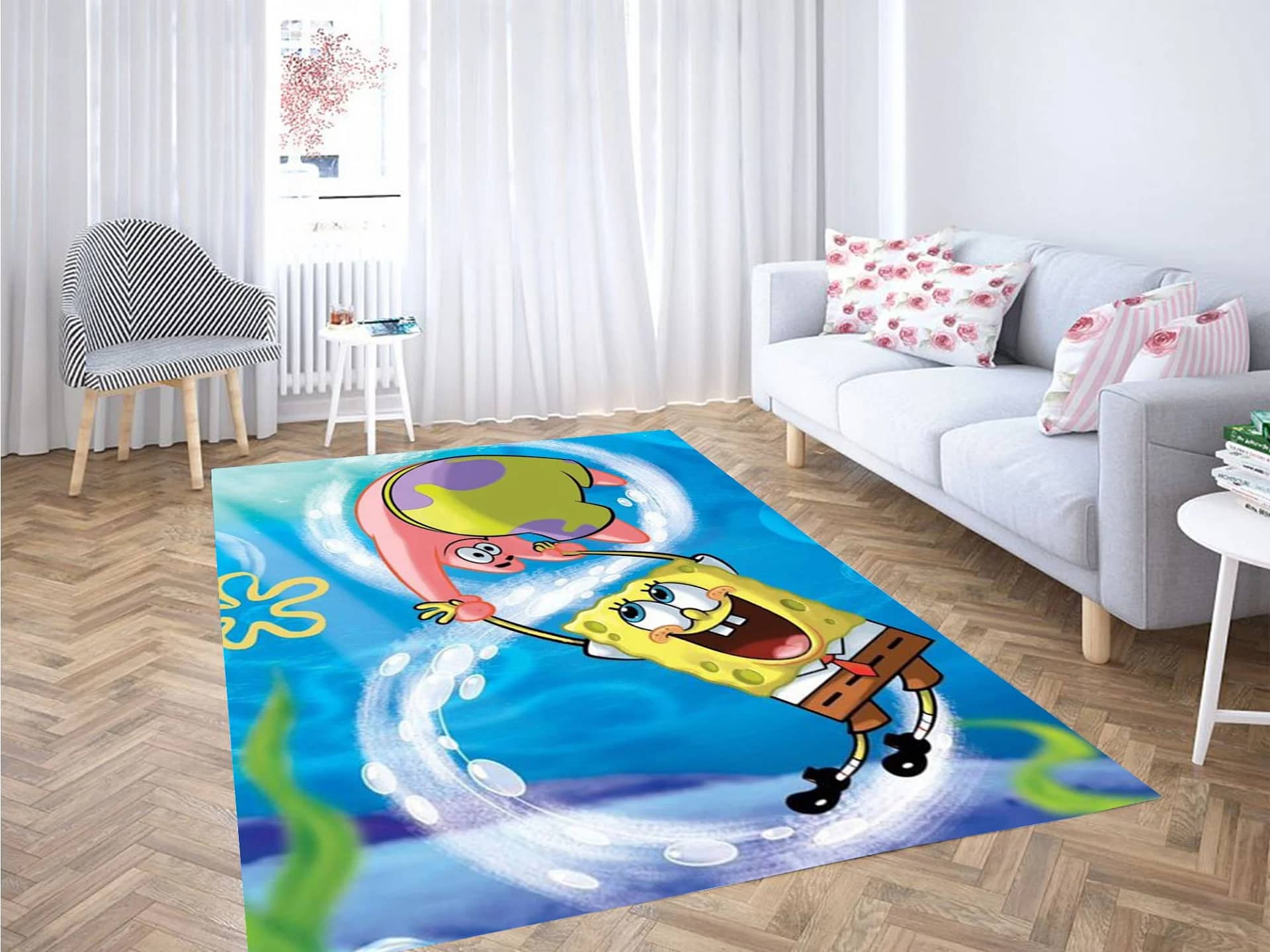 Spongebob Squarepants Wallpaper Carpet Rug