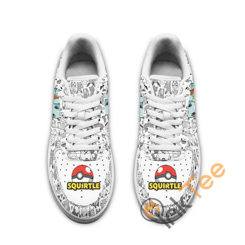 Squirtle Pokemon Fan Gift Amazon Nike Air Force Shoes