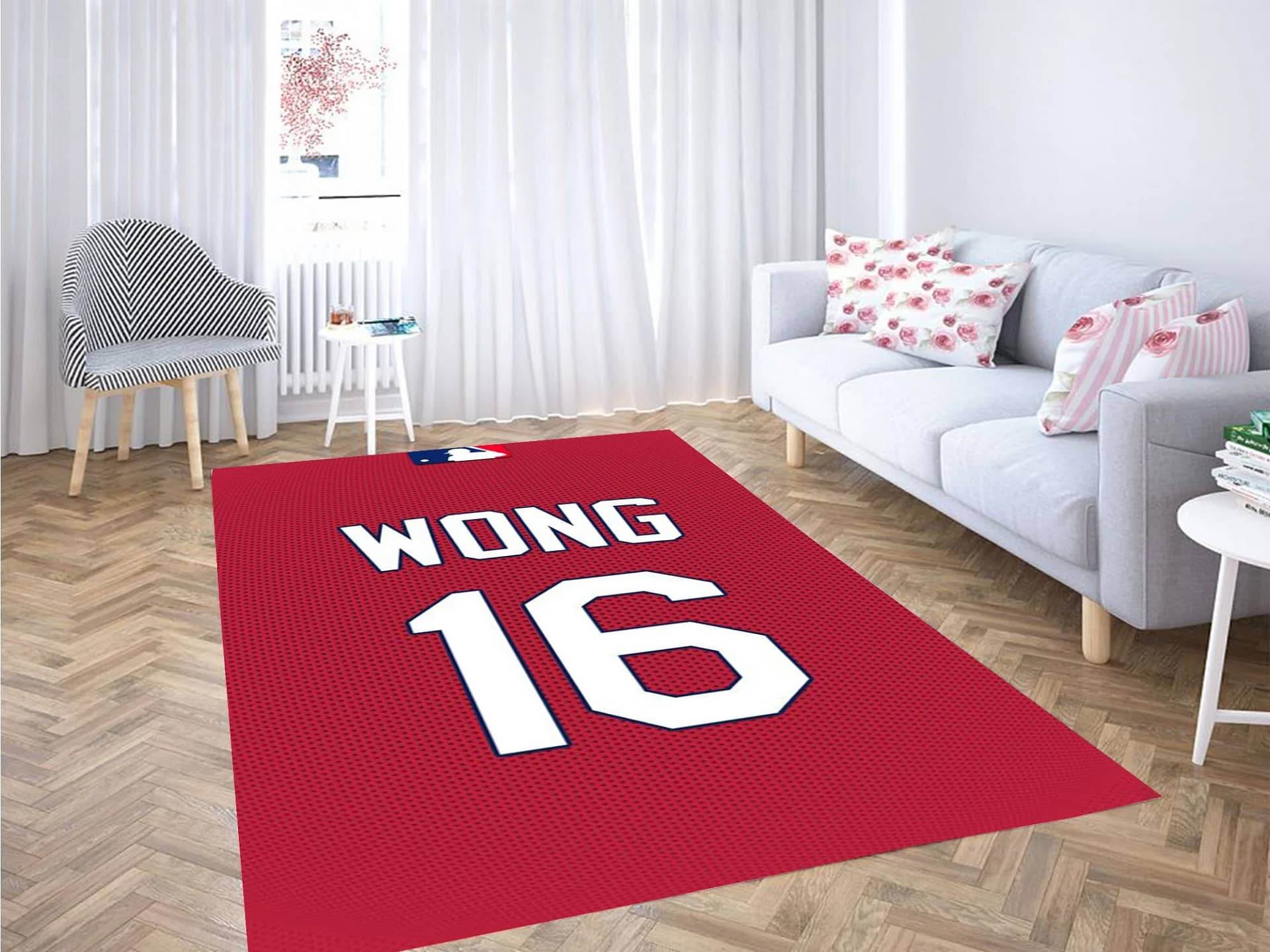 St Louis Cardinals Jersey Carpet Rug