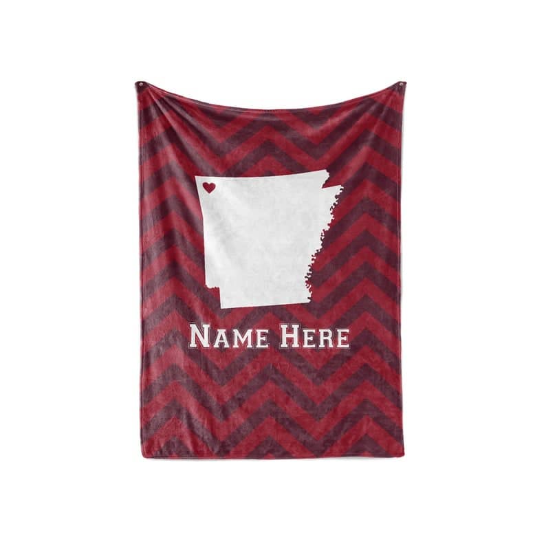 State Pride Series Arizona Personalized Custom S With Your Family Name Fleece Blanket