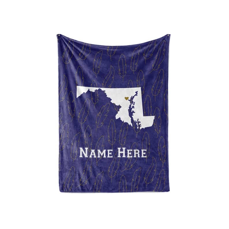 State Pride Series Jacksonville Florida - Personalized Custom Fleece Or Sherpa Blankets With Your Family Name Fleece Blanket