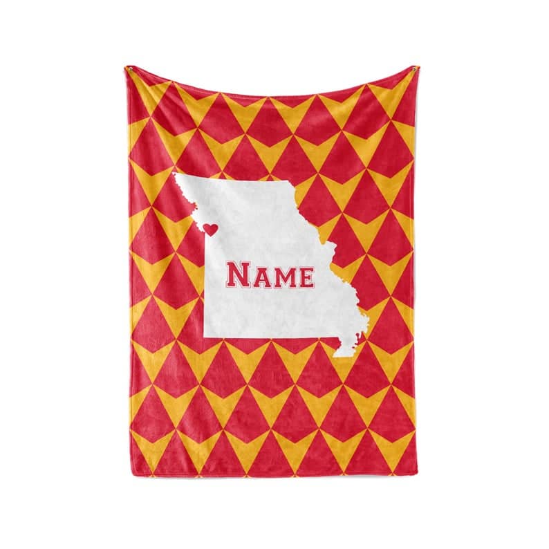 State Pride Series Lincoln Nebraska - Personalized Custom S With Your Family Name Fleece Blanket