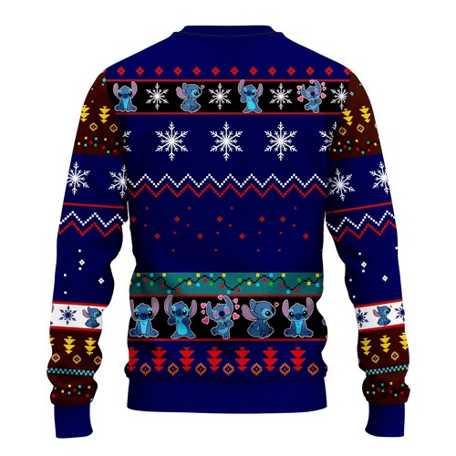 Inktee Store - Stitch Christmas Ugly Christmas Sweater Image
