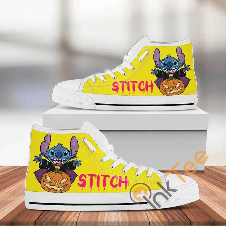 Stitch Disney Custom Pattern Movie No 317 High Top Shoes