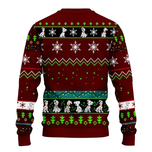 Inktee Store - Style0Style Dalmatians Christmas Ugly Christmas Sweater Image
