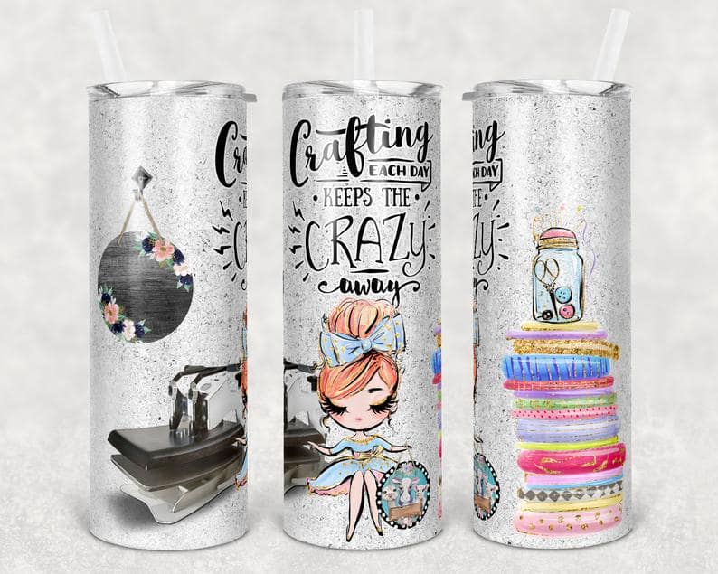 Sublimating Sewing Quilting Crafting No31 Stainless Steel Tumbler