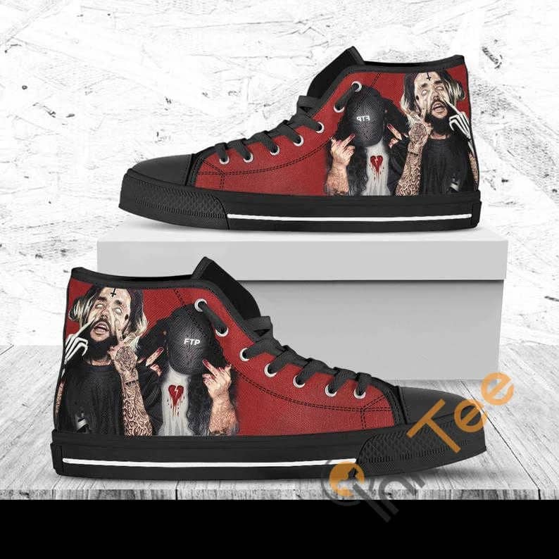 Suicideboys Custom Music's With Image Hip Hop Rapper American Duo No 388 High Top Shoes