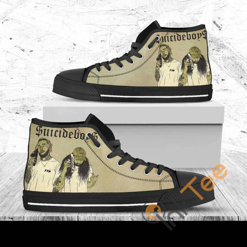 Suicideboys Custom Music's With Image Hip Hop Rapper American Duo No 389 High Top Shoes