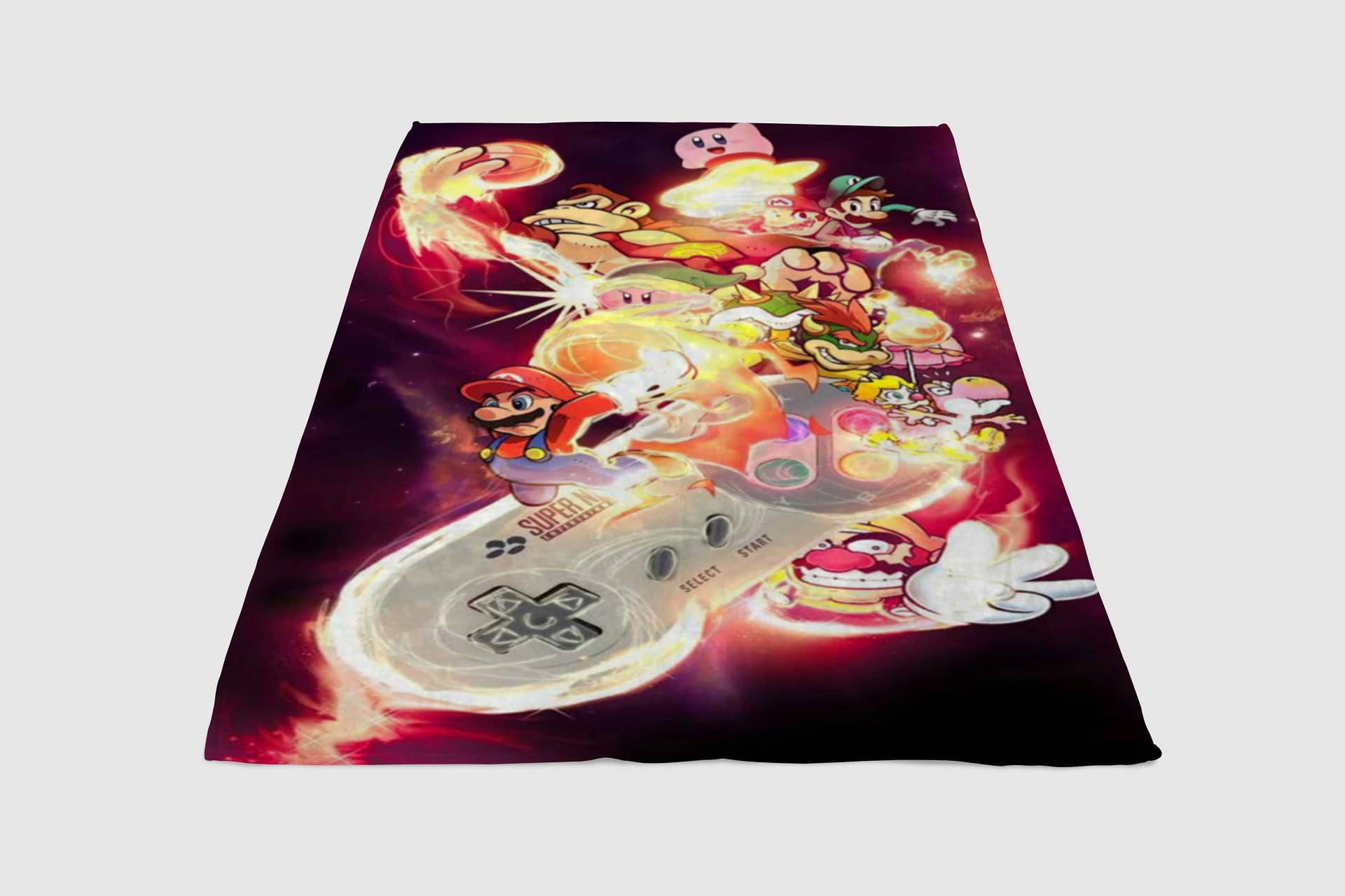 Super Nintendo Fleece Blanket