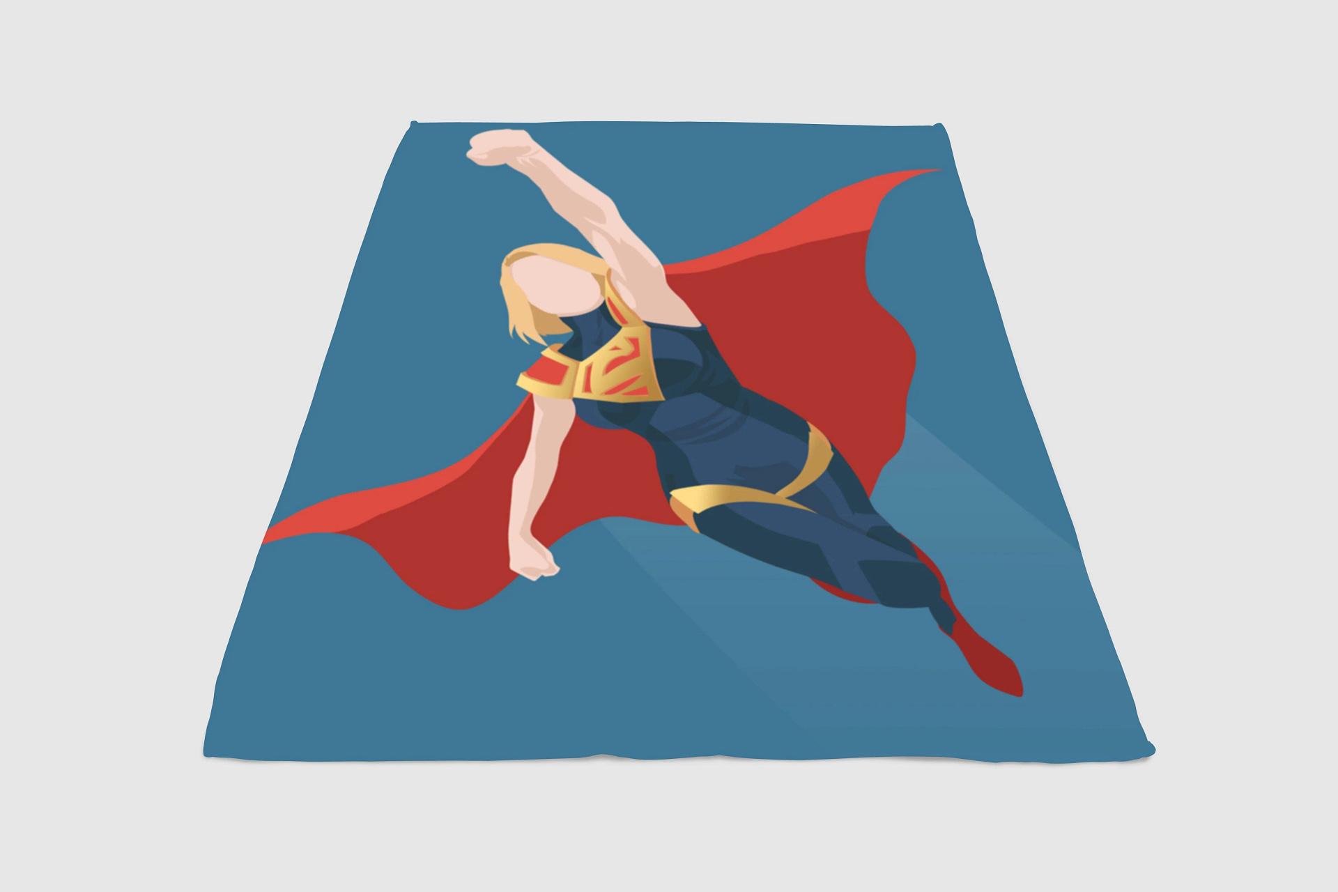Supergirl Dc Comics Fleece Blanket